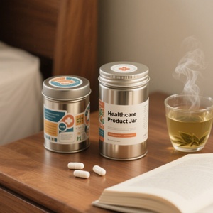 Nouvelle Tendance : Pots à Capsules, Boîtes en Aluminium, Contenants pour Capsules, Petites Boîtes à Pilules, Pots d'Emballage pour Pilules - Product Image 1
