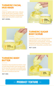 Zhenxiu tự nhiên hữu cơ nghệ chăm sóc da loạt mặt làm sạch Curcuma longa chiết xuất từ rễ Sữa rửa mặt - Product Image 4