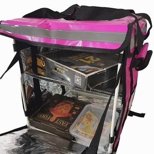 Bolsas de comida verde Embalaje Mochila de entrega Mochila de comida aislada Bolsa de <span class=keywords><strong>pizza</strong></span> Bolsa de hombro de entrega Portador de bebidas aislado OEM - Product Image 4