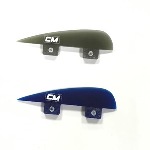 Petite aileron <span class=keywords><strong>de</strong></span> surf SUP en fibre <span class=keywords><strong>de</strong></span> verre, finition sablée, double languette, aileron <span class=keywords><strong>de</strong></span> quille Knubster, durable, haute résistance, polyvalent pour les eaux océaniques - Product Image 3