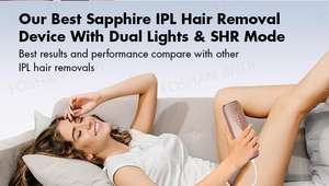 Nouvelle arrivée 2026, épilateur à refroidissement par glace saphir, double tubes, IGBT, utilisation à domicile, appareil d'épilation IPL sans douleur - Product Image 4