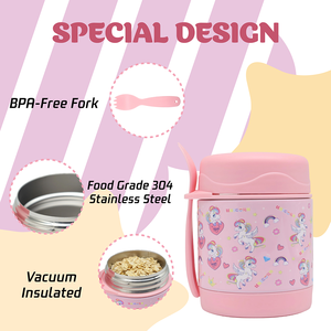 Thermos à double paroi <span class=keywords><strong>en</strong></span> acier inoxydable 304, récipient alimentaire portable avec cuillère, vente directe d'usine <span class=keywords><strong>en</strong></span> gros - Product Image 2