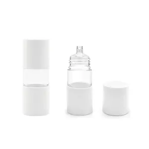 Botol Serum Plastik Tetes 10Ml, Botol Serum Ampul Minyak Esensial untuk Perawatan Kulit Pribadi