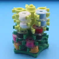 100 piece plastic floss bobbins with