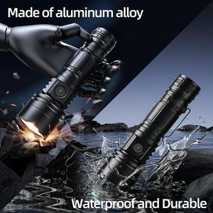 Linterna LED Recargable por USB, Alta Luminosidad, Largo Alcance, Portátil, Táctica, Impermeable - Product Image 4