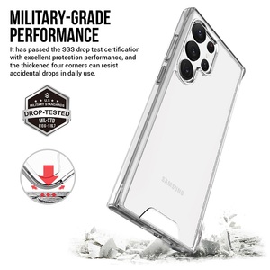 <span class=keywords><strong>Funda</strong></span> transparente de acrílico duro <span class=keywords><strong>para</strong></span> <span class=keywords><strong>Samsung</strong></span> Galaxy S23 <span class=keywords><strong>Ultra</strong></span> 5G, carcasa trasera transparente con botón de Metal - Product Image 3