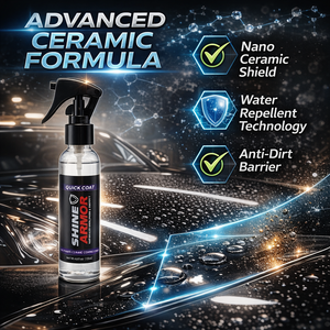 สเปรย์เคลือบเซรามิกควิกโค้ท 120 มล. --Shine Armor สำหรับเคลือบรถยนต์ ป้องกันน้ำ ลดการเกิดคราบน้ำ ให้ความเงางามสูง สำหรับสีรถ กระจก และพลาสติก - Product Image 2