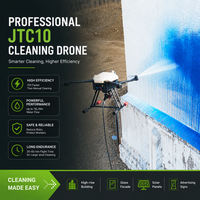 Dron Inteligente para Limpieza Exterior con GPS de Precisión, Servicio Profesional de Mantenimiento de Edificios, Soporte Técnico Operativo en Campo