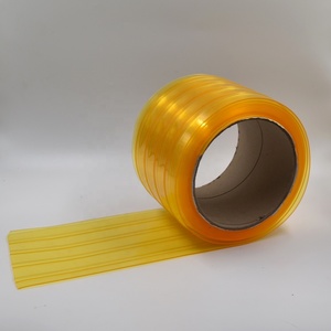 Rideaux de porte en PVC souple anti-insectes de couleur <span class=keywords><strong>orange</strong></span> jaune fabriqués en Chine - Product Image 5