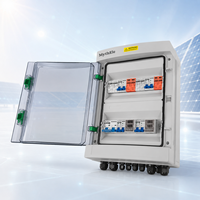 Boîtier de Combinaison Solaire Photovoltaïque IP65 1000V 2 Chaînes 2 Entrées 2 Sorties AC/DC avec Protection MCB & SPD