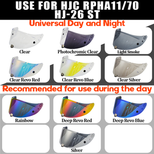 Visière de casque photochromique pour moto <span class=keywords><strong>RPHA</strong></span> 70 PRHA 11 HJ-26, écran de protection pour casque intégral, pare-brise pour casque de moto - Product Image 3