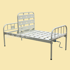 Lit médicalisé Usugi à manivelle simple, blanc, pour usage psychiatrique - Product Image 1