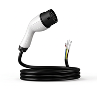 Nouveau câble de charge pour véhicules électriques de type 2, 32A 7kW, protection de sécurité à 5 points, étanche IP67, compatibilité universelle AC Tesla/BYD/MG