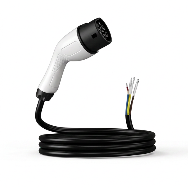Type 2 EV Charging Cable 32A 7kW - 5-Point Safety Protection IP67 Waterproof Universal AC Compatibility for Tesla/BYD/MG