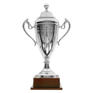 Shanchen produce trofeo di Golf con Logo personalizzato placcato in oro per il campionato di calcio - Product Image 4