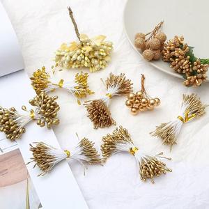 <span class=keywords><strong>Pistilo</strong></span> <span class=keywords><strong>de</strong></span> <span class=keywords><strong>flores</strong></span> artificiales <span class=keywords><strong>de</strong></span> color dorado y ramo <span class=keywords><strong>de</strong></span> <span class=keywords><strong>flores</strong></span> artificiales para manualidades DIY, decoración del hogar - Product Image 5