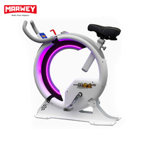 MARWEY Solution Créative Club de Fitness en Intérieur Expérience de Course Virtuelle Jeu Interactif de Cyclisme Simulateur de Vélo