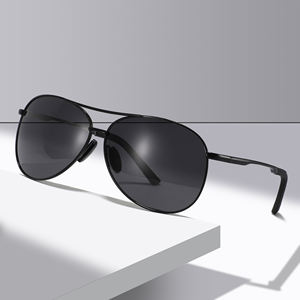 2024 usine Designer métal lunettes de soleil mode lunettes de soleil polarisées logo personnalisé imprimé lentilles lunettes de soleil pour hommes - Product Image 4