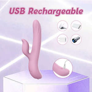 Ylove Stoßender Flüssigsilikon-<span class=keywords><strong>Rabbit</strong></span>-<span class=keywords><strong>Vibrator</strong></span> für Frauen mit Doppelmotor, <span class=keywords><strong>10</strong></span> Geschwindigkeiten, G-Punkt- und Klitoris-Stimulator, IPX65 Wasserdicht - Product Image 5