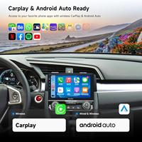 Dasaita 10 inci Radio Multimedia Audio Mobil Stereo Android 13 Layar Navigasi Head Unit untuk Honda Civic 2015-2022 6+64G Carplay Wifi