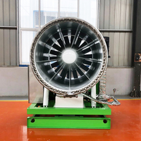 Canon à brouillard robuste de 100 m, pulvérisateur de brume, machine de suppression de poussière environnementale, alimentation directe usine, tension et couleur personnalisables OEM