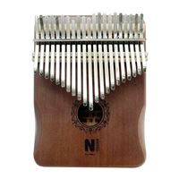 Mahogany Material Portable Outdoor Musical Instrument 21 Keys Kalimba Thumb Piano
