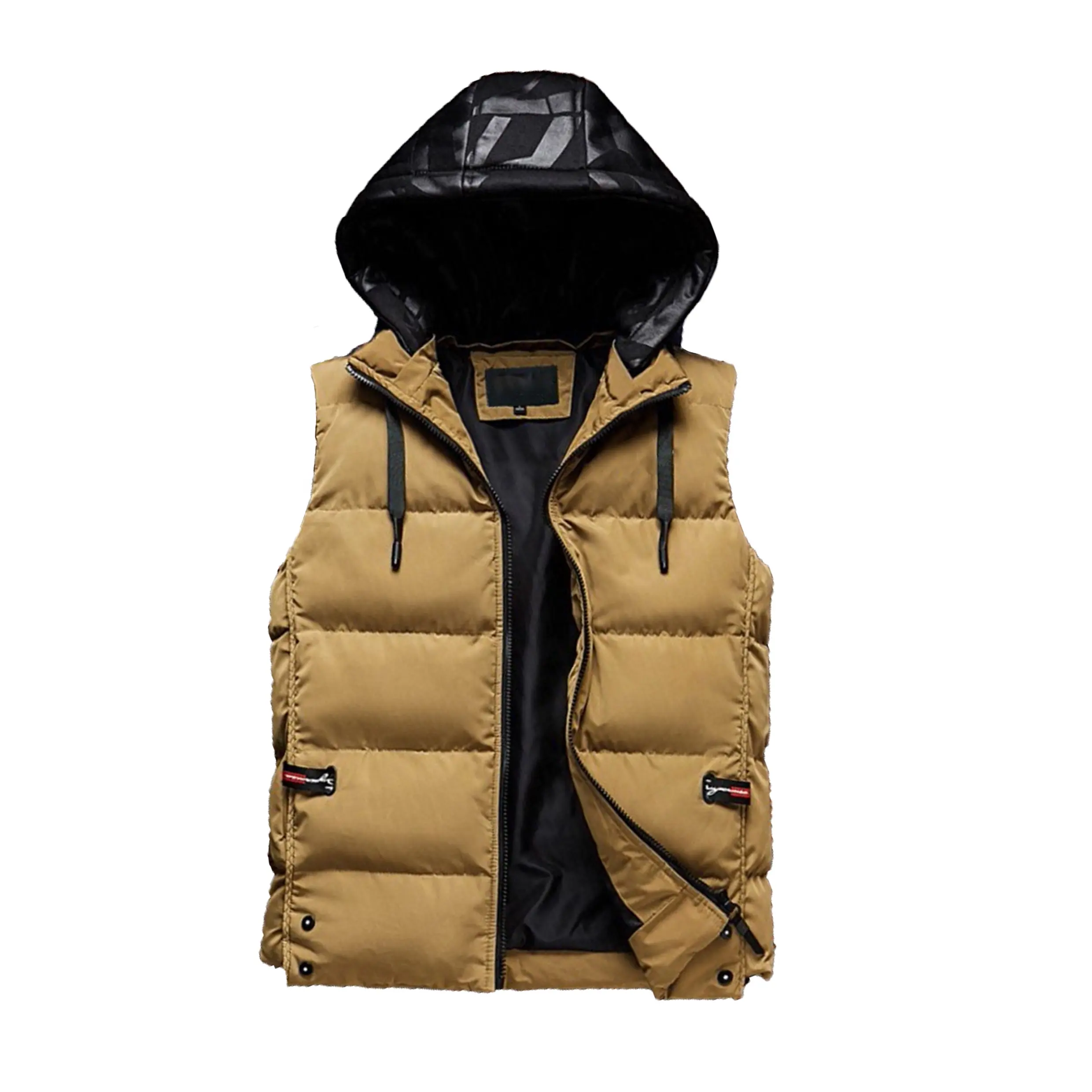Utility men's waistcoat outwear warm puffer padding vest wholesale Quilted chaquetas para hombre
