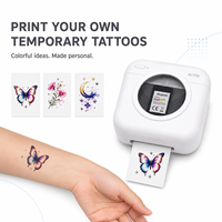 Imprimante photo thermique couleur portable AIYIN C2 56 mm pour l'impression de papier de tatouage temporaire, compatible avec le stock disponible pour la personnalisation DIY