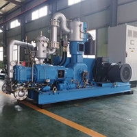 Kualitas tinggi 40 Bar Piston kompresor udara bebas minyak kebisingan rendah fitur Pet botol Blowing Gas mesin pompa tekanan tinggi