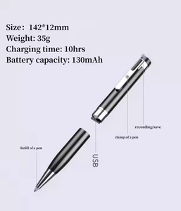 Perangkat Perekam Suara Bentuk Pena 128GB dengan Pengurangan Kebisingan - Product Image 4