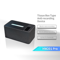Dispositif de protection de la confidentialité audio, design discret en forme de boîte à mouchoirs, équipement de confidentialité vocale, fournisseur OEM ODM pour salles de conférence d'entreprise