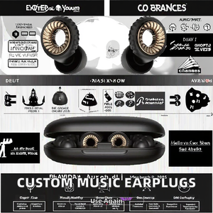 Protect Pro - Tapones de Silicona Personalizados para Auriculares, Reutilizables, Diseño de Inserción, Sin Dolor, Uso Prolongado, Estilo Redondo, Reducción de Ruido de 24-28dB - Product Image 2