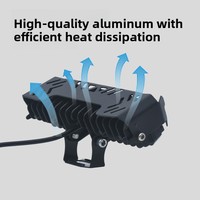 Phare LED pour moto, projecteur ultra-lumineux pour vélo électrique, double couleur, faisceau haut et bas, accessoires de personnalisation