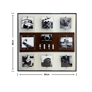 Cadre photo moderne Art déco, motif nature morte tridimensionnel, fait à la main, à suspendre pour la décoration murale du <span class=keywords><strong>studio</strong></span> photo - Product Image 2