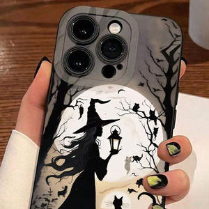 Funda de teléfono TPU <span class=keywords><strong>con</strong></span> tema de Halloween de otoño feliz para iPhone 15 Pro Max iPhone 14 Pro Plus <span class=keywords><strong>con</strong></span> diseño de calabaza hojas de otoño de <span class=keywords><strong>bruja</strong></span> - Product Image 6