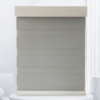 Rideau transparent élégant en faux lin, double couche, occultant, protection UV, style américain, personnalisable pour bureaux et salons