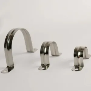 Colliers de serrage en forme de U en acier inoxydable 2 pièces personnalisés demi raccords tuyau selle U Clip