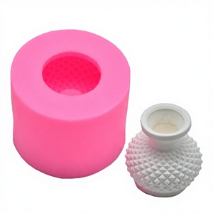 แม่พิมพ์ซิลิโคนรักษ์โลก รูปทรงกลม สีชมพู สำหรับตกแต่งเค้ก แกะออกง่าย - Product Image 2