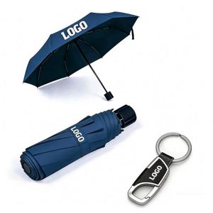 Custom Logo Umbrella Wholesale for Promotional Event Business Gift Folding Design High Quality Bulk Umbrellas - Product Image 1