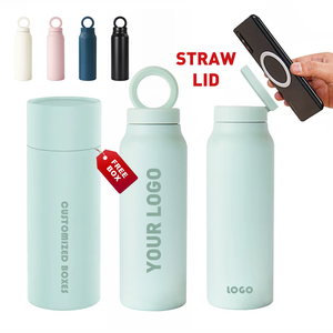 กระติกน้ำเก็บความร้อนแบบพกพา สีใหม่ ฝาปิดแบบหลอด<span class=keywords><strong>ดู</strong></span>ด ขนาด 24 ออนซ์ และ 32 ออนซ์ พร้อมที่ยึดโทรศัพท์แม่เหล็ก - Product Image 1