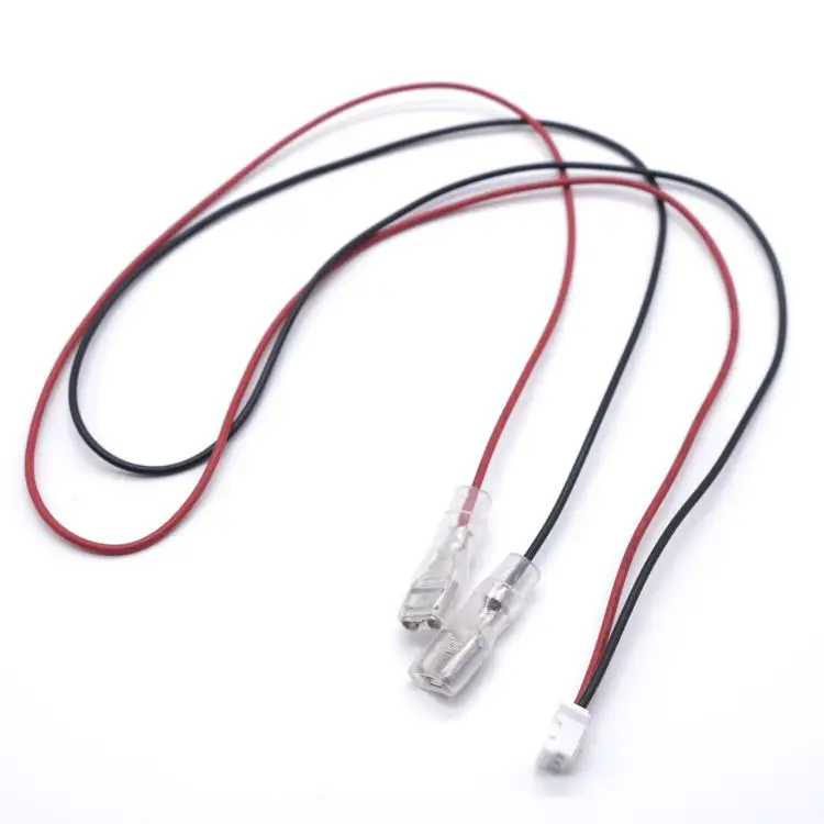 Manufacturer jst 2 4 8 pin to 4.8mm 6.3mm faston Terminal Customized wire harness and cable assembly for truck