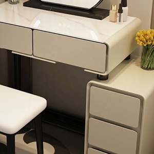 Muebles para el hogar última moderna al por mayor <span class=keywords><strong>tocador</strong></span> de maquillaje diseños de <span class=keywords><strong>tocador</strong></span> <span class=keywords><strong>con</strong></span> <span class=keywords><strong>espejo</strong></span> de luz y gabinete para el dormitorio - Product Image 4