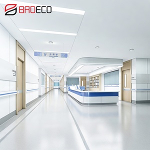 Panneau mural sandwich en <span class=keywords><strong>laine</strong></span> <span class=keywords><strong>de</strong></span> roche ignifuge A1 <span class=keywords><strong>de</strong></span> 50 mm, léger, facile à installer, pour salle blanche d'hôpital - Product Image 2