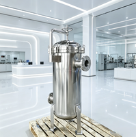 Boîtier de filtre à eau à cartouche de précision en acier inoxydable 304 ou 316L, 1m ~ 100m, réservoir sous pression 0,6-1,6 MPa, garantie 1 an
