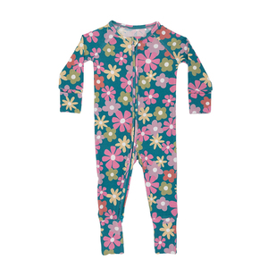 Tutina per Neonati in Bambù Organico, Pagliaccetto a Costine con Zip, Abbigliamento Sostenibile per Neonati, Tutina Personalizzabile con Stampa - Product Image 2