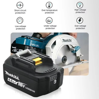Batterie Li-Ion 18V 6.0Ah BL1860B la plus vendue (Boîte couleur) LXT Tools 2X Batterie de remplacement pour clé à chocs à durée de vie extra longue