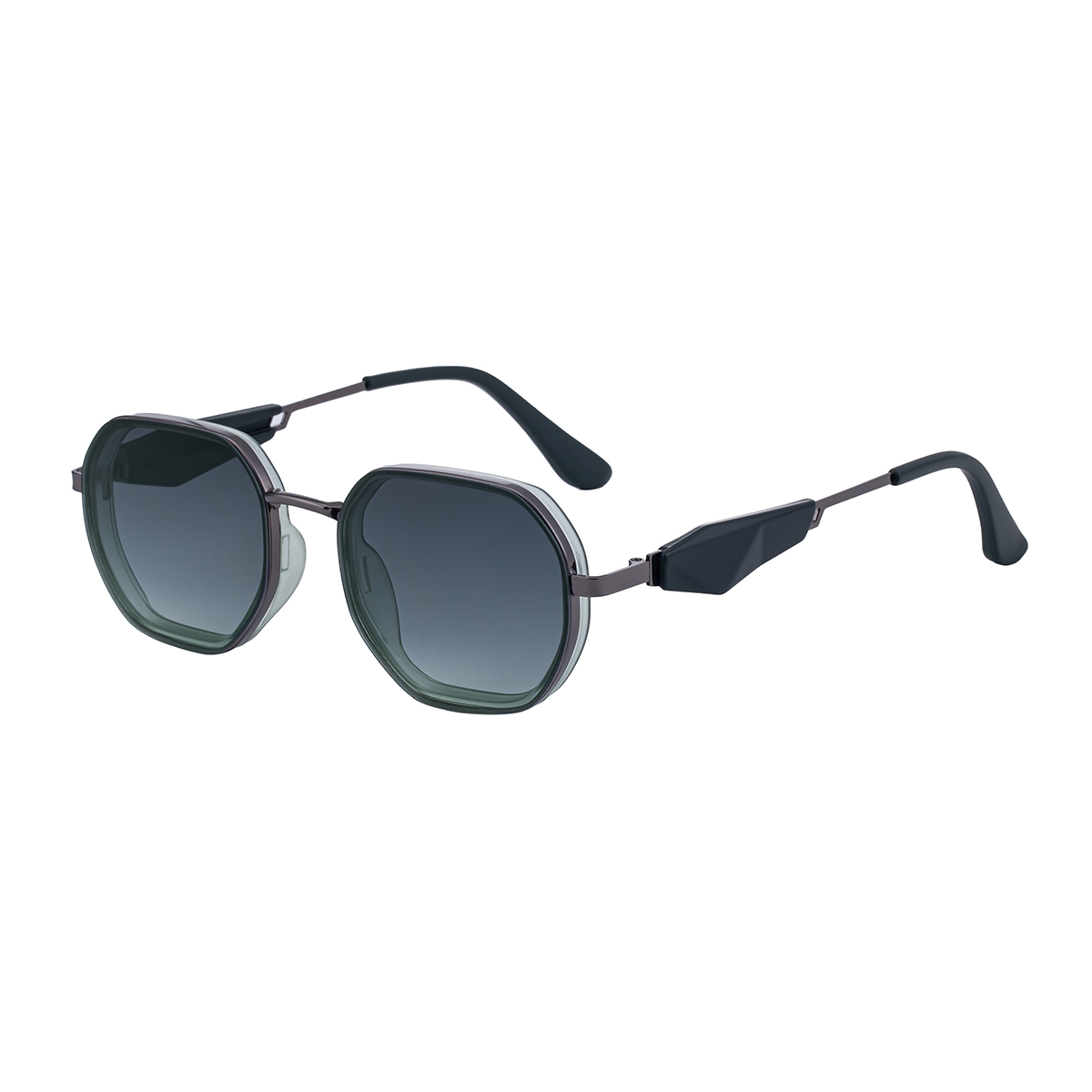 Cadre en métal C6 gris mat vert