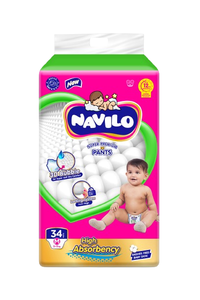 Pañal para Bebé Navilo Bubble Baby Care, Tamaño Mediano, Diseñado para una Comodidad Suave y Delicada, Absorbencia Superior, Anti-Fugas - Product Image 6