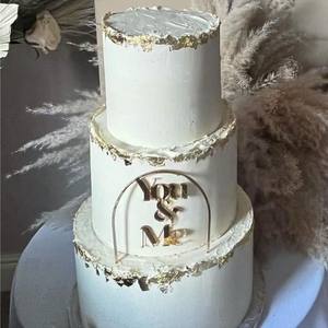 Nouvel arrivage 1pcs You & Me Décoration de gâteau en acrylique pour côté gâteau de la Saint-Valentin Décoration de gâteau - Product Image 2