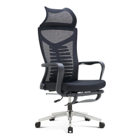 Chaise de bureau élégante et moderne pour personnel, confortable, pivotante, respirante, en maille, ergonomique